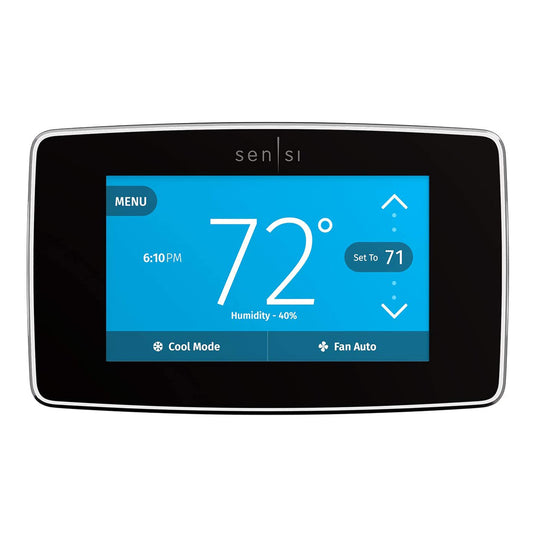 Emerson 1F95U-42WFB Sensi Touch Smart Thermostat, Black