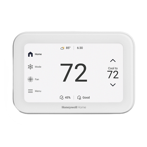 Honeywell THX1100W3 ElitePRO S1100 Smart Thermostat, 5” Touchscreen In White