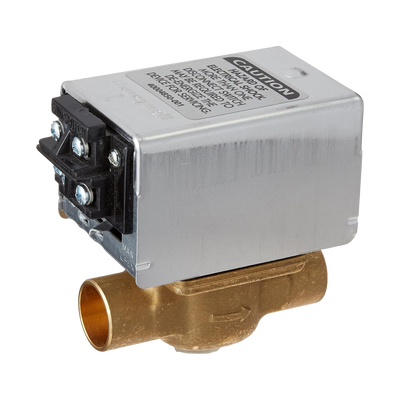 Honeywell V8043F1036 24V 3/4in Sweat Zone Valve, 125 PSI