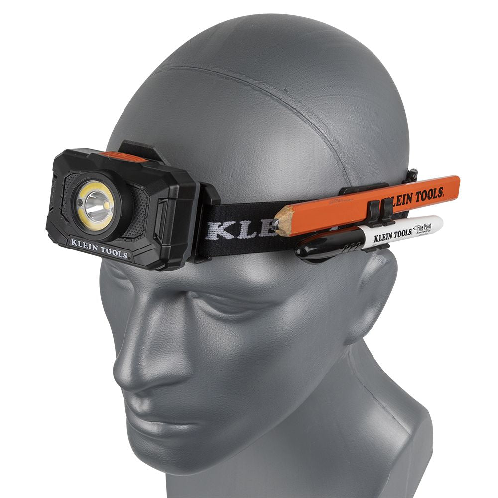 Klein Tools 56414 Rechargeable LED Headlamp with Strap