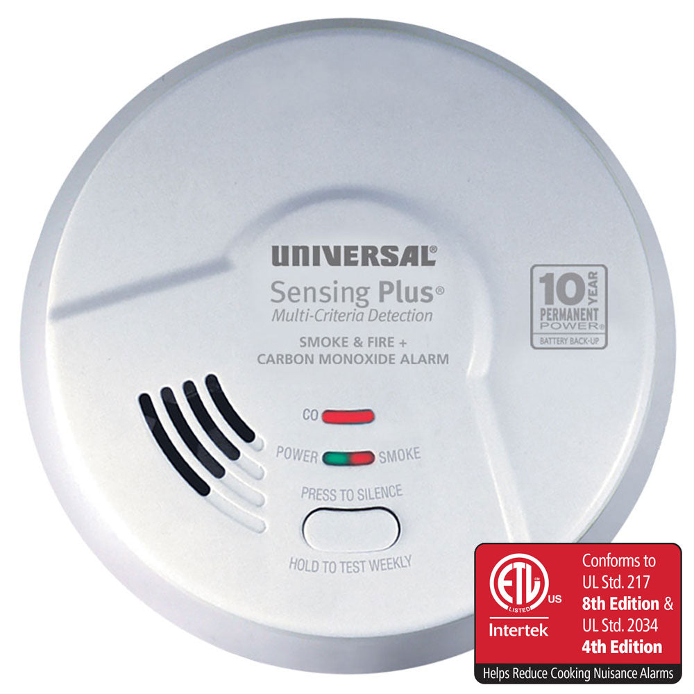 USI AMICH3511SC 3-in-1 Smoke, Fire and Carbon Monoxide Hallway Alarm