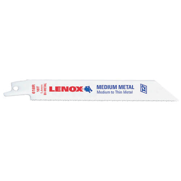 Lenox 20494B614R 6in Metal-Cutting Reciprocating Saw Blade, 25 Blades