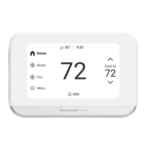 Honeywell THX1000W1 ElitePRO S1000 Smart Thermostat Wi-Fi 4.3" Screen White