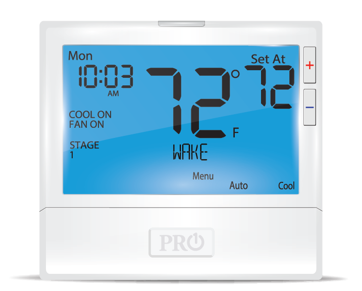 Pro1 IAQ T855SH Universal Light Commercial or Residential Thermostat