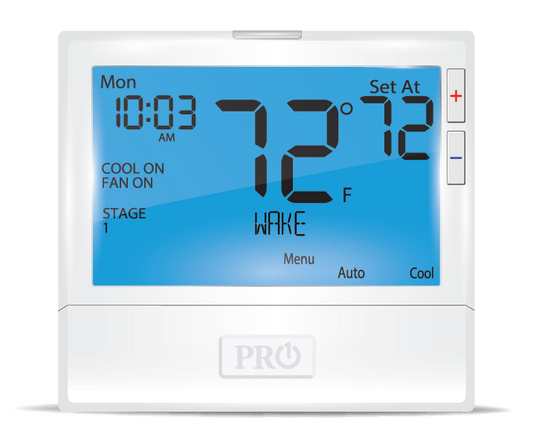 Pro1 IAQ T855SH Universal Light Commercial or Residential Thermostat