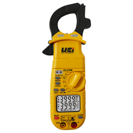 UEi DL379B Digital HVAC Clamp Meter with NCV and Cat IV Ratings