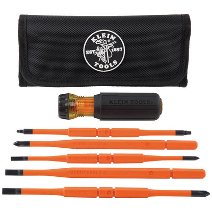 Klein 32288 8-in-1 Insulated Interchangeable Screwdriver Set