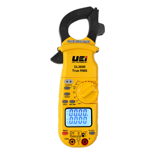 UEI DL389B Dual Display HVAC Clamp Meter