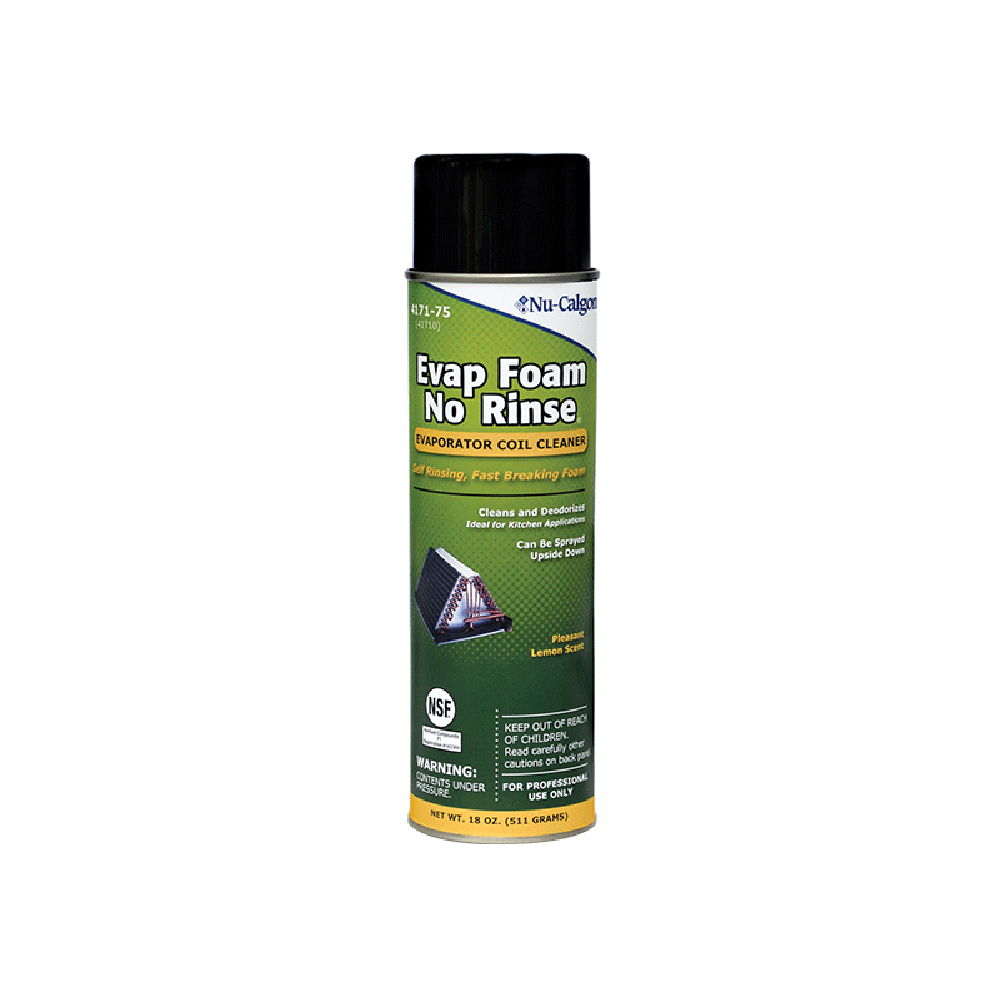 Nu-Calgon Evap Foam No Rinse, Aerosol (Single)