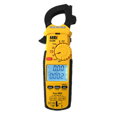 UEi DL589 600A TRMS Clamp Meter w/ DC Amps, Inrush, Magnet