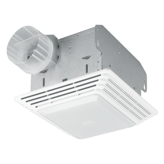 Broan HD80L Heavy Duty 80 CFM Ventilation Fan With Incandescent Light, 2.5 Sones