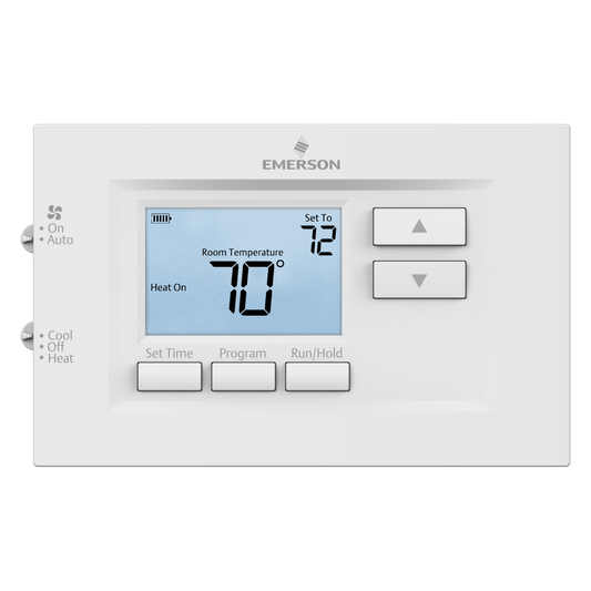 Emerson 1F75C-11PR Programmable Thermostat, 1H/1C