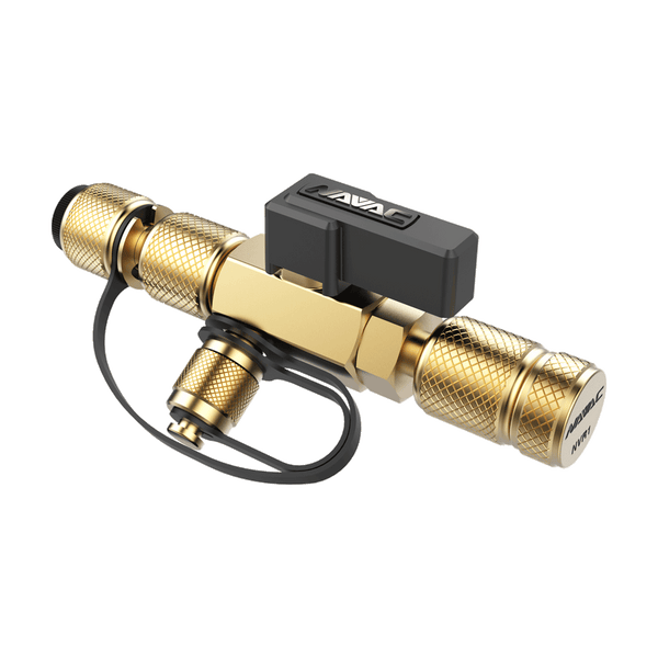 NAVAC NVR1 Valve Core Removal Tool with 1/4in and 5/16in Flare Fittings