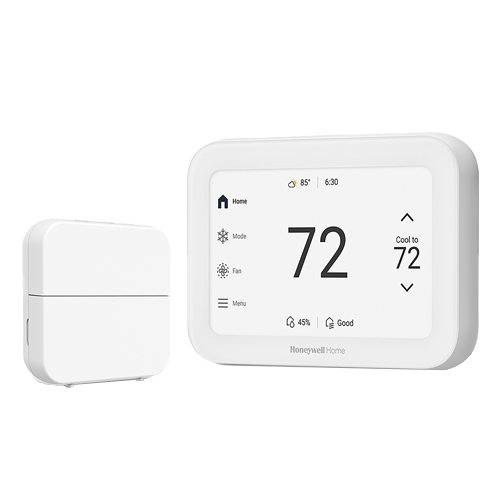 Honeywell YTHX1200W5 ElitePRO S1200 White Smart Thermostat W/ Room Sensor (4H/2C Heat Pump & 3H/3C Conventional)