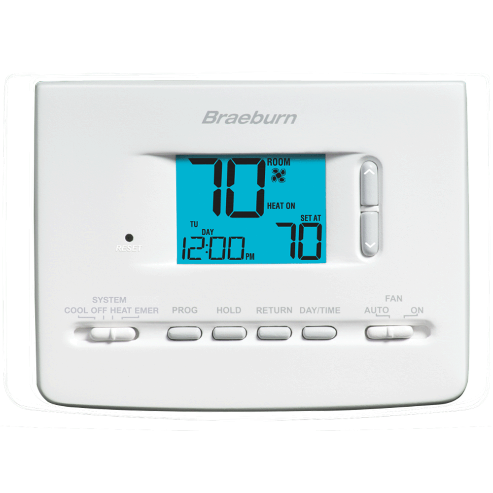 Braeburn 2220 Economy Programmable Thermostat, 2H/2C