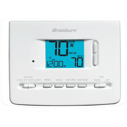 Braeburn 2220 Economy Programmable Thermostat, 2H/2C