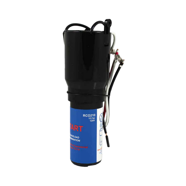 Supco RCO810 115V Solid-State Hardstart Relay Capacitor Overload