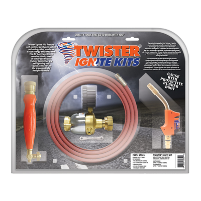 Uniweld KT2A5 Twister Ignite Flame Kit With Self Igniting T2A-5 Tip