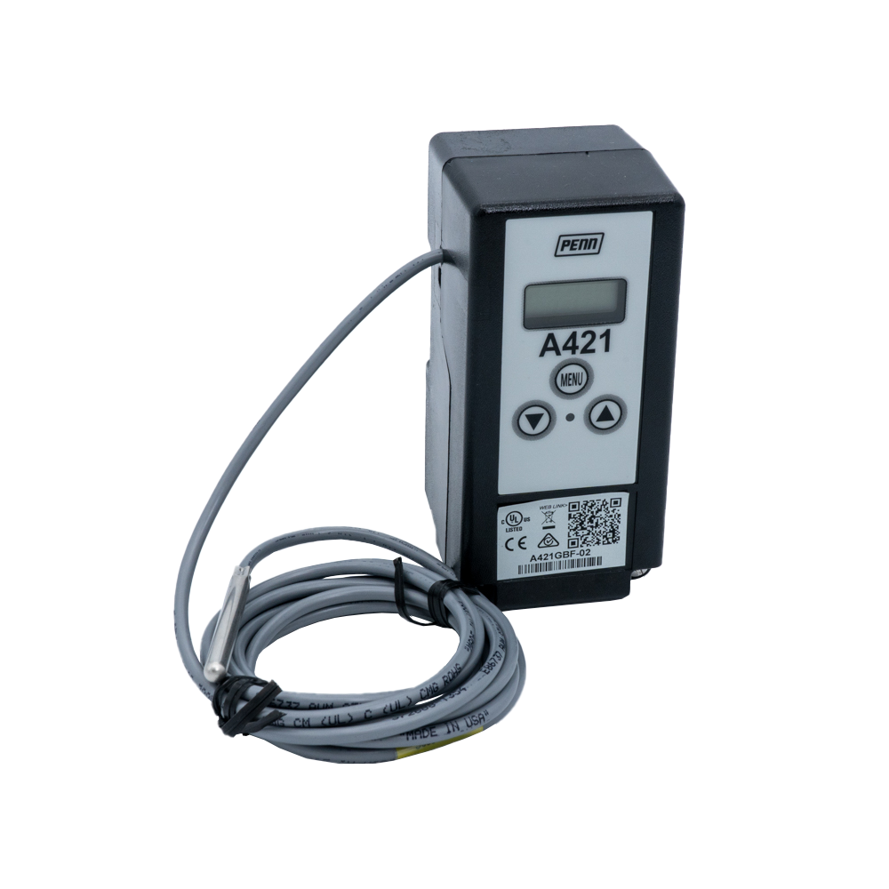 Johnson Controls A421GBF-02C Type 1 Electronic Temperature Controller ...
