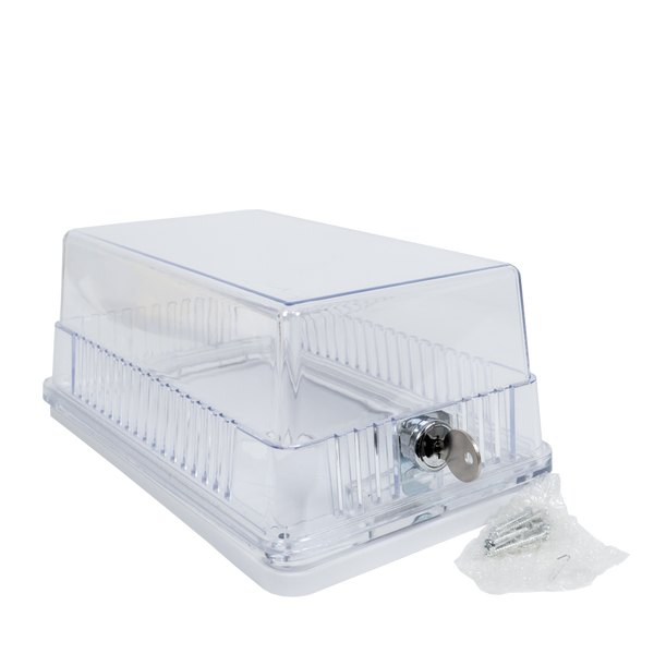 White-Rodgers F29-0198 Universal Thermostat Guard with Clear Cover