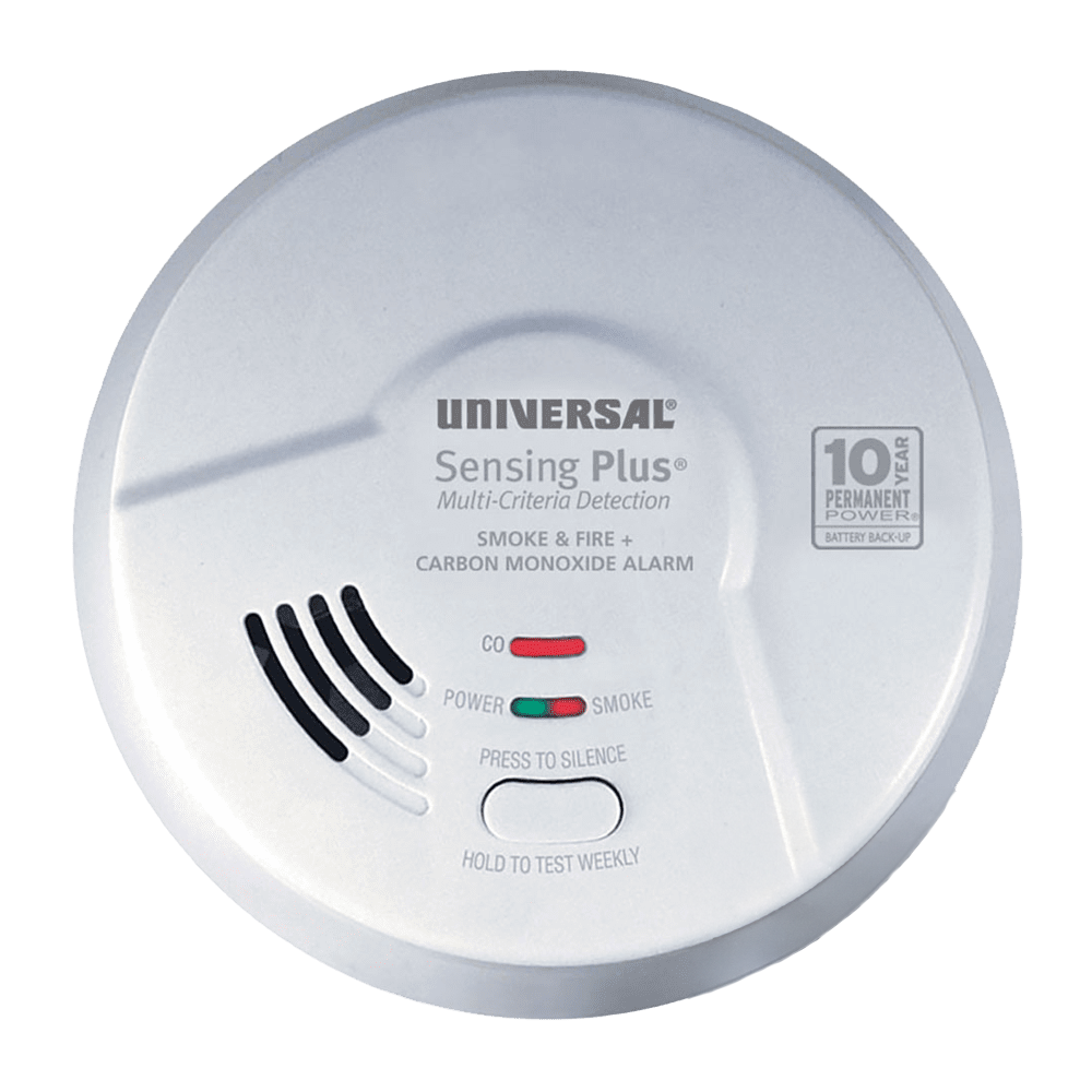 USI AMIC3511SB 3-in-1 Sensing PLUS Smoke, Fire and CO Alarm