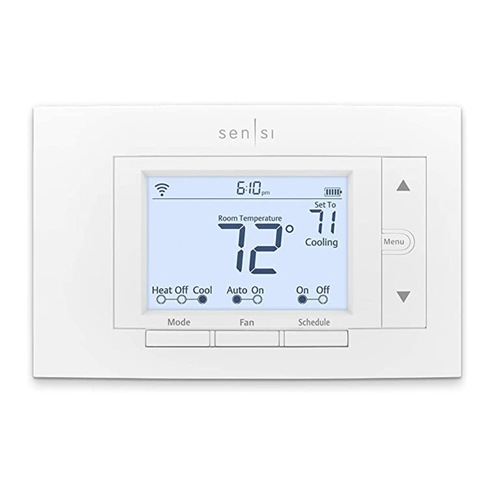 Emerson Sensi 1F87U-42WF Smart Programmable Wi-Fi Thermostat, 4H/2C