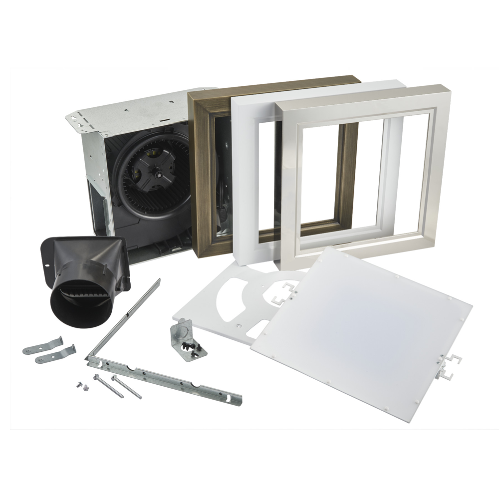 Broan AER110LTK - 110CFM Exhaust Fan with LED Light and Trim Kit