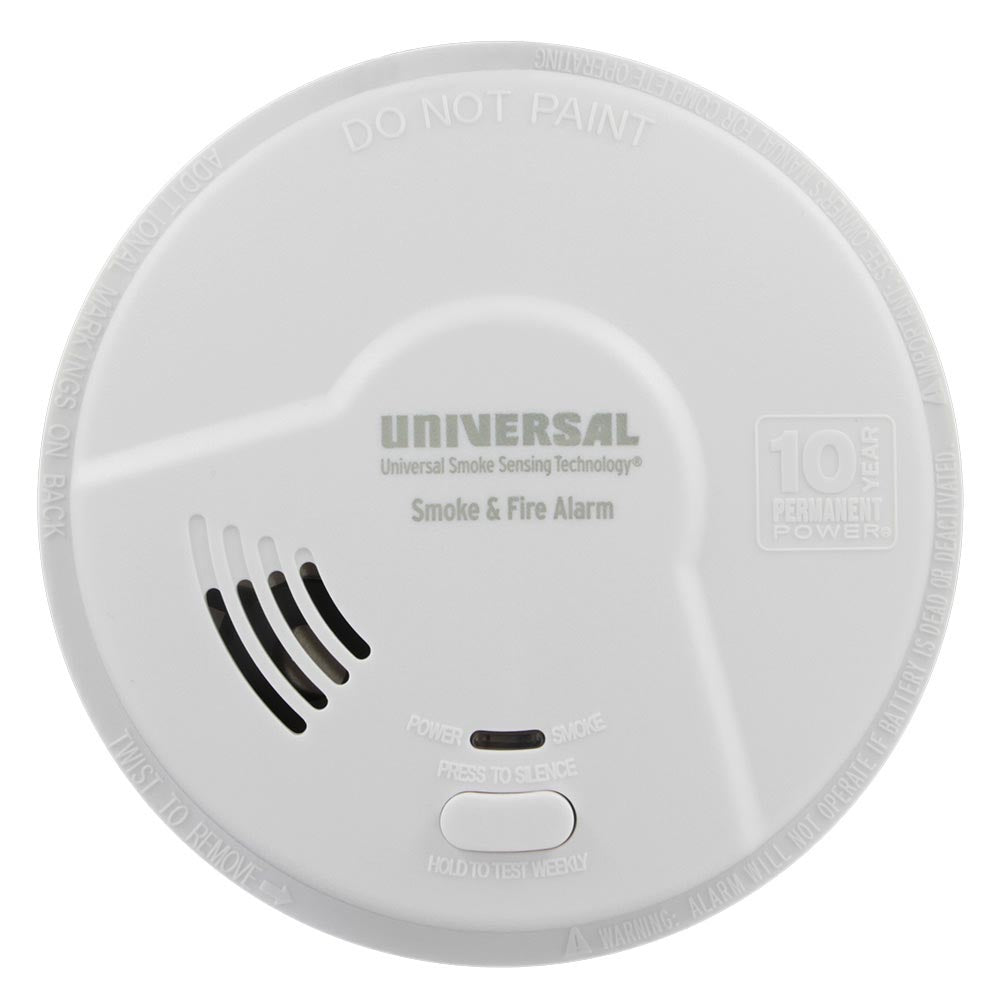 USI MI3050SB 2-in-1 Smart Smoke and Fire Alarm, Dual Sensing