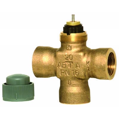 Honeywell V5863A2020 1/2in 3-way NPT Valve, 235psi max