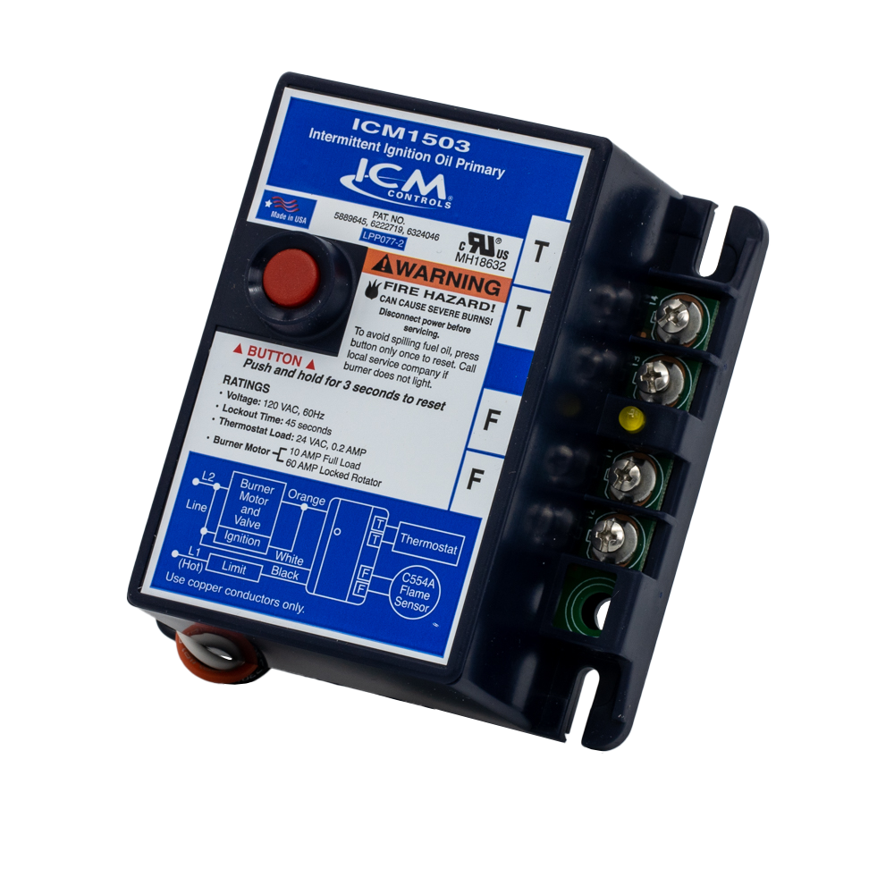 Interim Control Module Icm ICM Controls ICM1503 Intermittent Ignition Oil Primary Control – HVAC ...