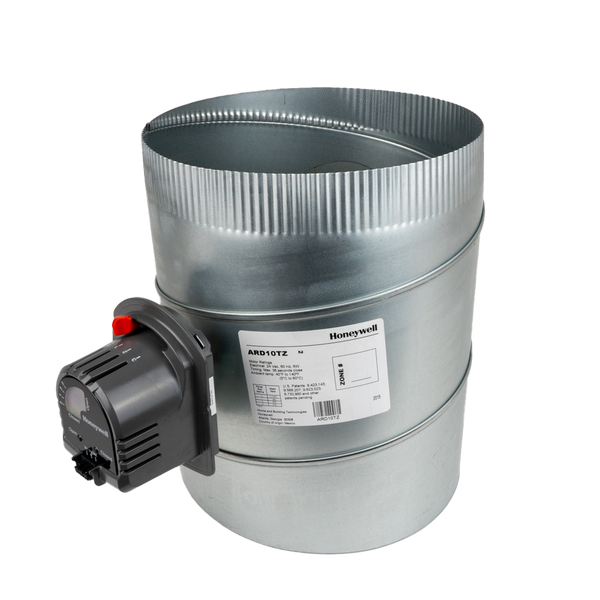 Honeywell ARD10TZ 10in Round Automatic TrueZONE Damper, Normally Open