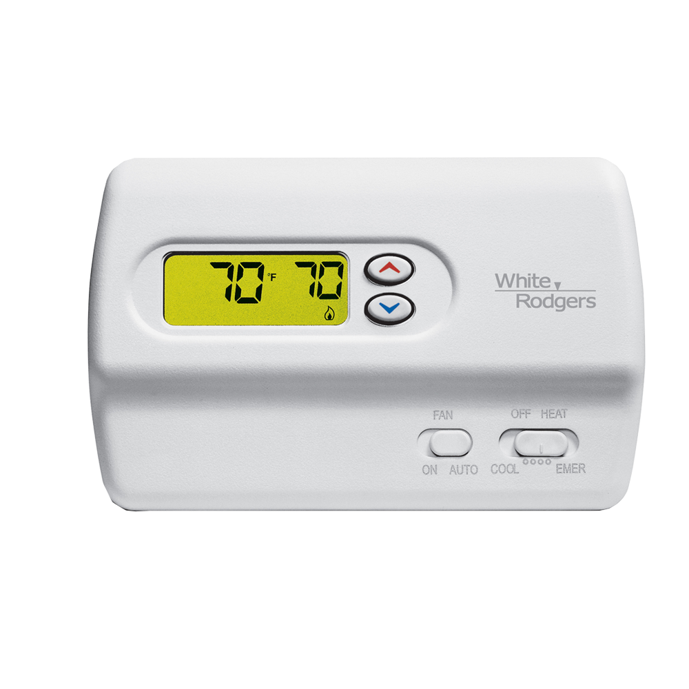 White-Rodgers 1F89-211 Non-Programmable Thermostat 2H/1C