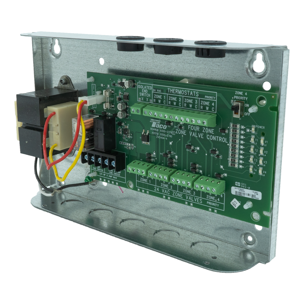 Taco ZVC404-4 4-Zone Valve Control Module with Priority