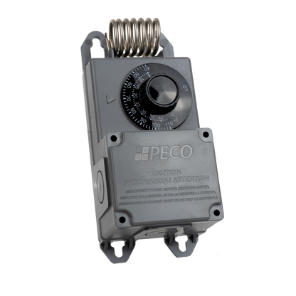 PECO TF115-001 NEMA 4X, Weatherproof SPDT, Line Voltage Thermostat