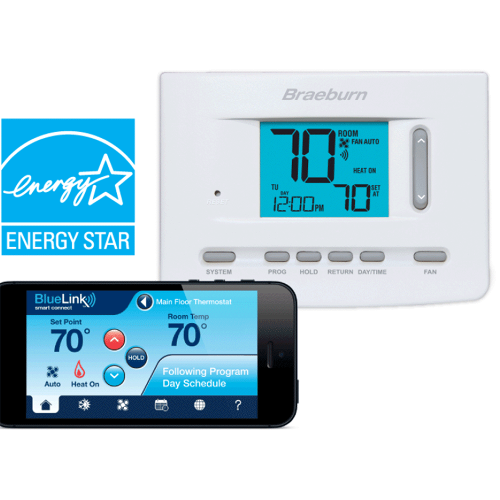 Braeburn 7205 Universal WiFi Thermostat with BlueLink