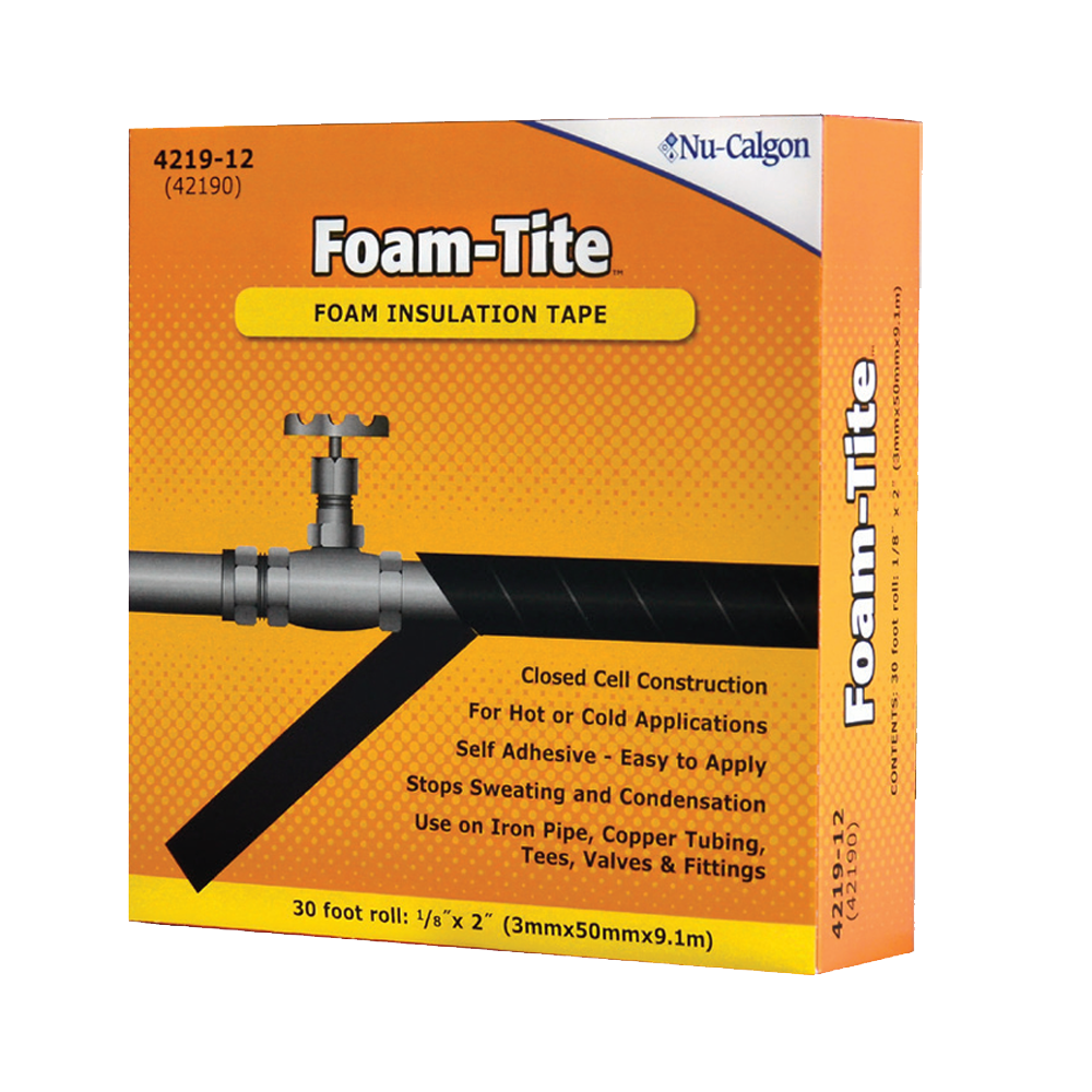 Nu-Calgon 4219-12 Foam-Tite Insulation Foam Tape (30 Foot Roll)