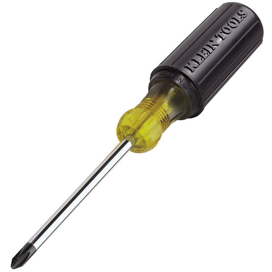 Klein Tools 603-4 #2 Phillips Screwdriver, 4in Round Shank