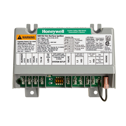 Honeywell S8910U3000 Universal Hot Surface Ignition Module