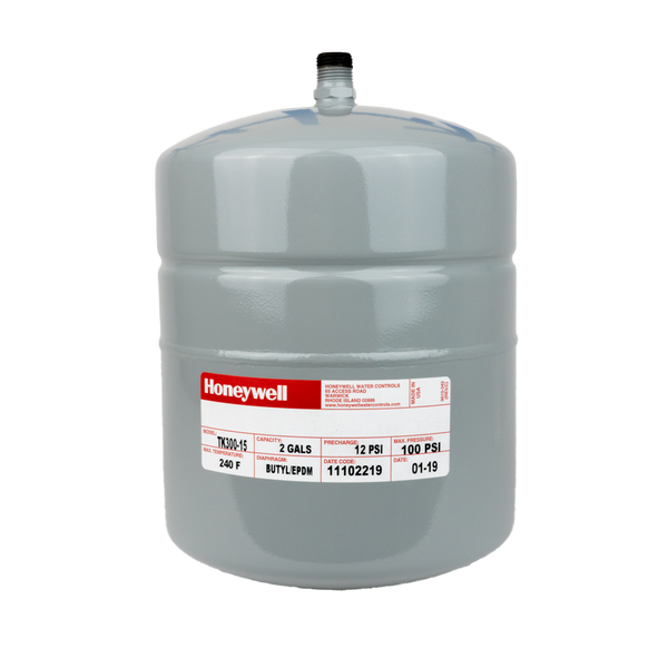 Honeywell TK300-15 Hydronic 2gal Expansion Tank, 8in x 12.6in