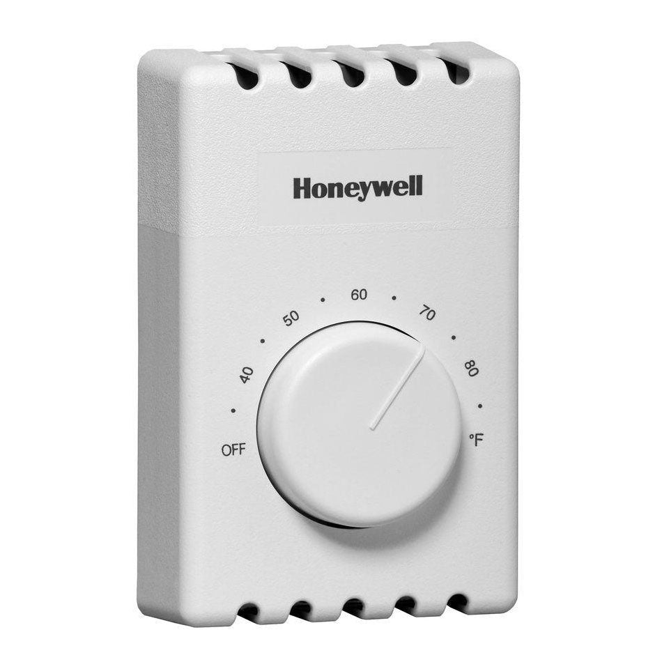 Honeywell CT410B1017 Manual 4 Wire Thermostat in White