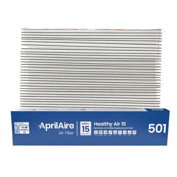AprilAire 501 MERV 15 Equivalent Air Filter For 5000 Whole-House Electronic Air Purifier