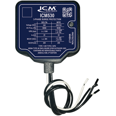 ICM Controls ICM530 3-Phase Surge Protective Device for 240VAC
