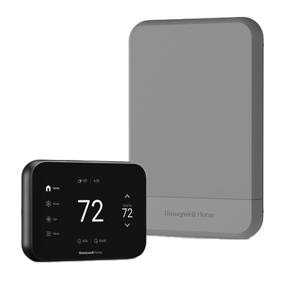 Honeywell YTHX1200B8 ElitePRO S1200 Black Smart Thermostat W/ EIM (4H/2C Heat Pump & 3H/3C Conventional)