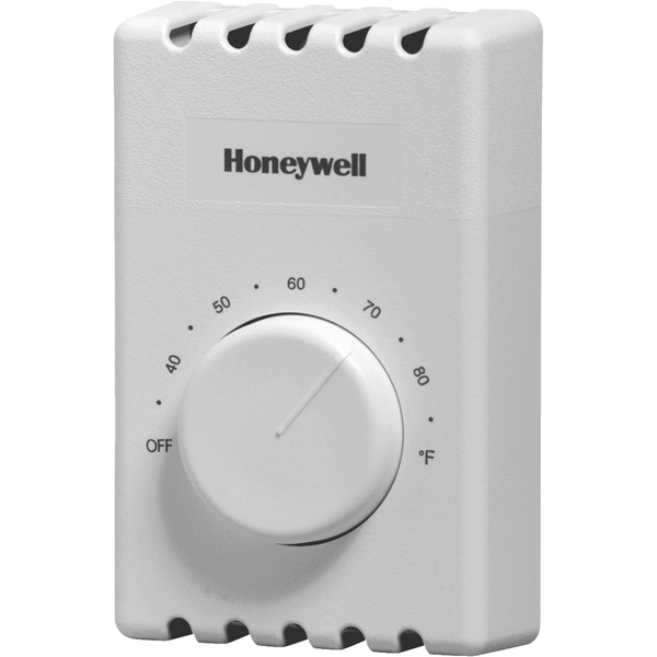 Honeywell CT410B1023 Manual 4 Wire Thermostat in Almond