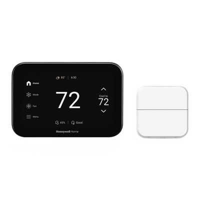 Honeywell YTHX1200B6 ElitePRO S1200 Smart WiFi Thermostat w/ Room Sensor Black