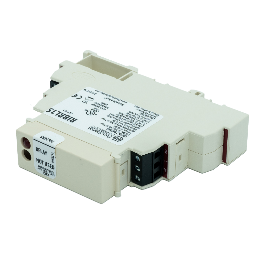 Functional Devices RIBRL1S Enclosed 10Amp SPDT DIN Mount Relay