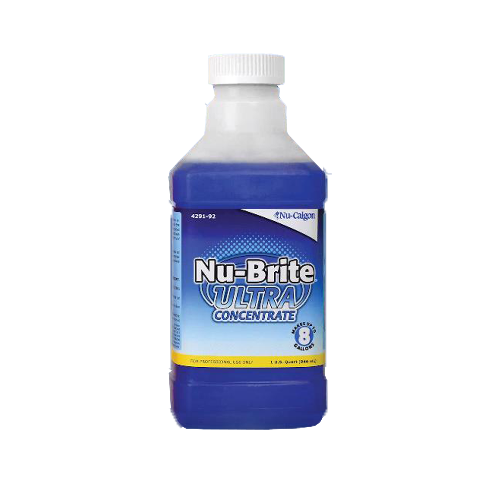 Nu-Calgon 4291-92 Nu-Brite Ultra Concentrate (Single) 1 Quart Bottle