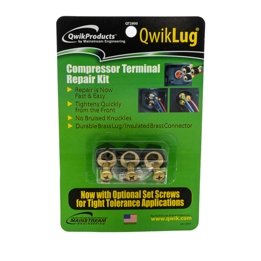 QwikProducts QT2800 QwikLug Compressor Terminal Repair Kit, Lugs Only