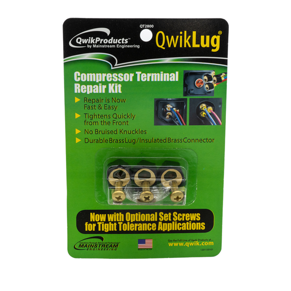QwikProducts QT2800 QwikLug Compressor Terminal Repair Kit, Lugs Only