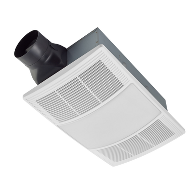 Broan BHFLED110 PowerHeat 110 CFM 2.0 Sones Heater Exhaust Fan With CCT LED Lighting